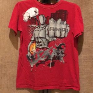 AND1 Red Graphic Tee